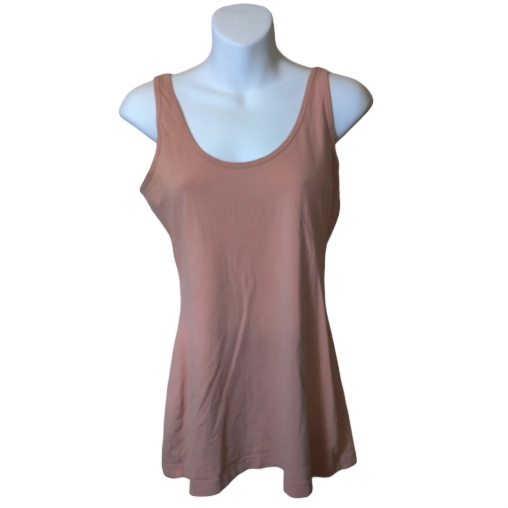 Salmon Pink Tank Top | Women's Small | Cute & Casual